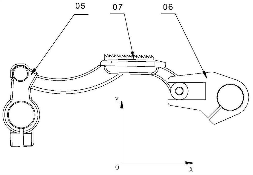 A kind of sewing machine and its feeding mechanism