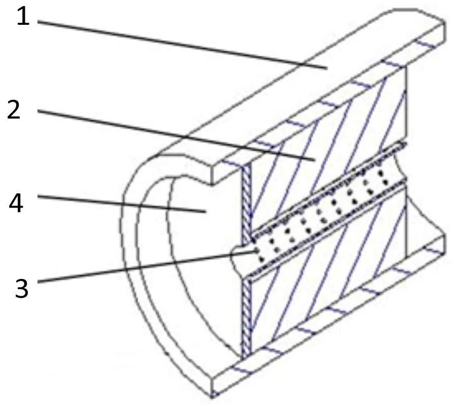 Combustion flow stabilizing device of solid propellant and solid engine combustion generator