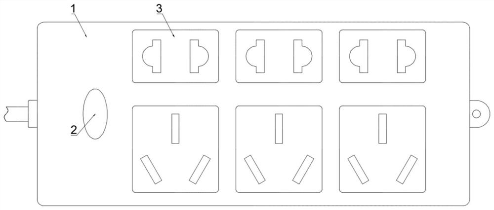 Anti-electric shock safety wiring strip