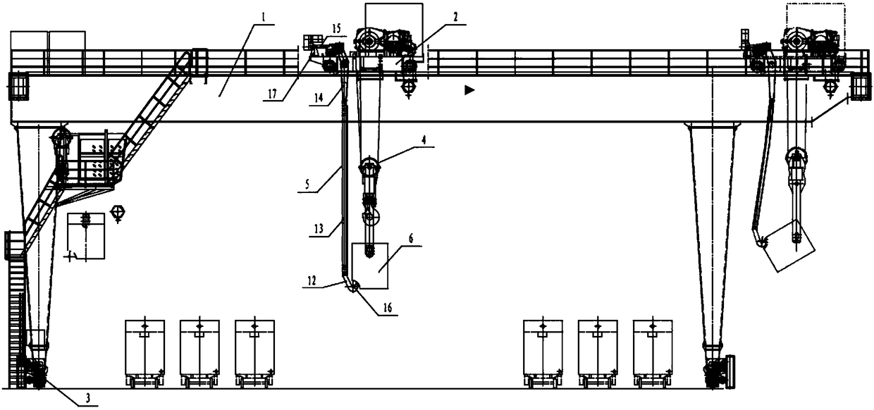 Intelligent remote-control full-automatic subway construction vertical conveying system