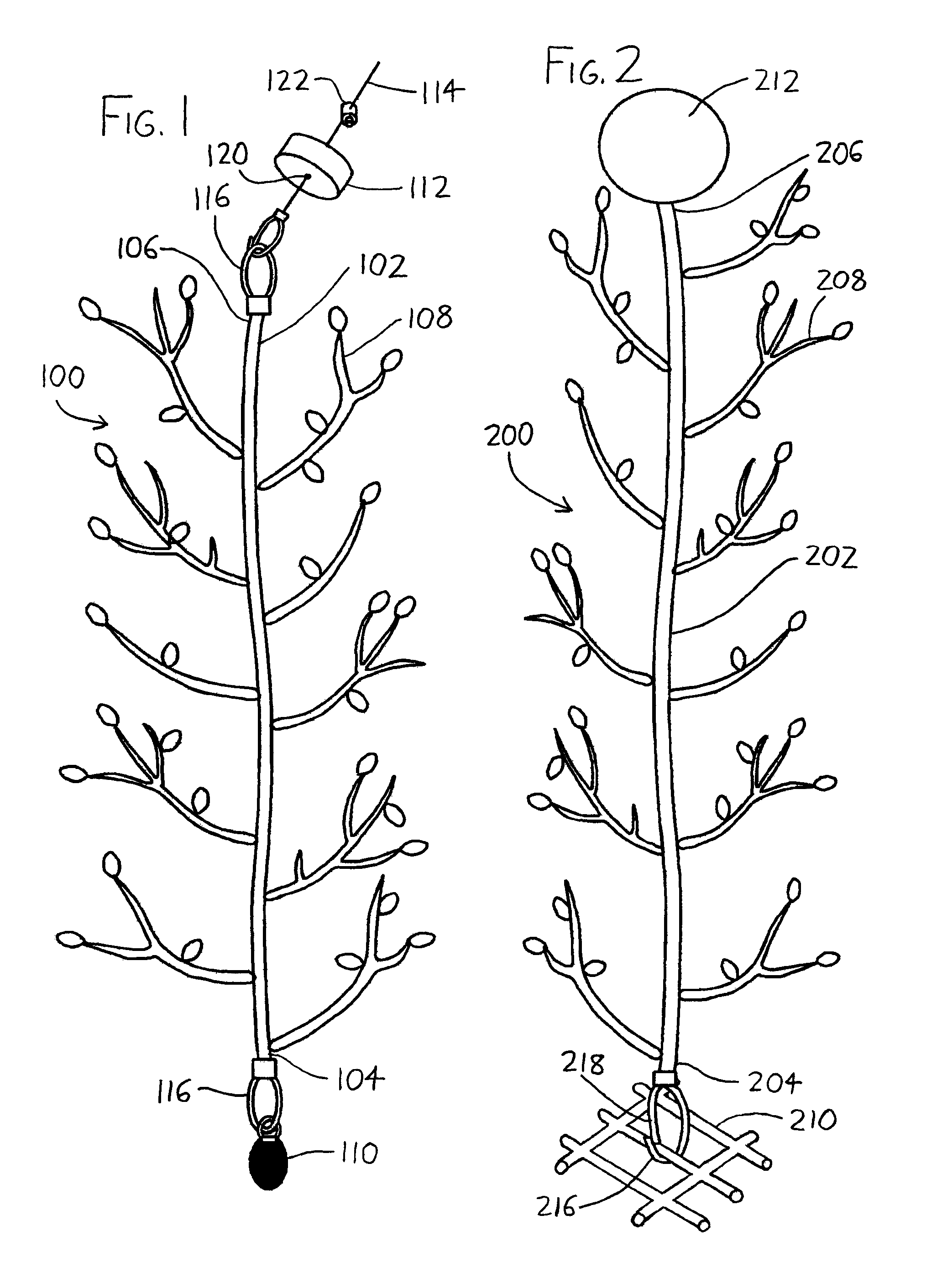 Artificial foliage for underwater camouflage and decoy purposes