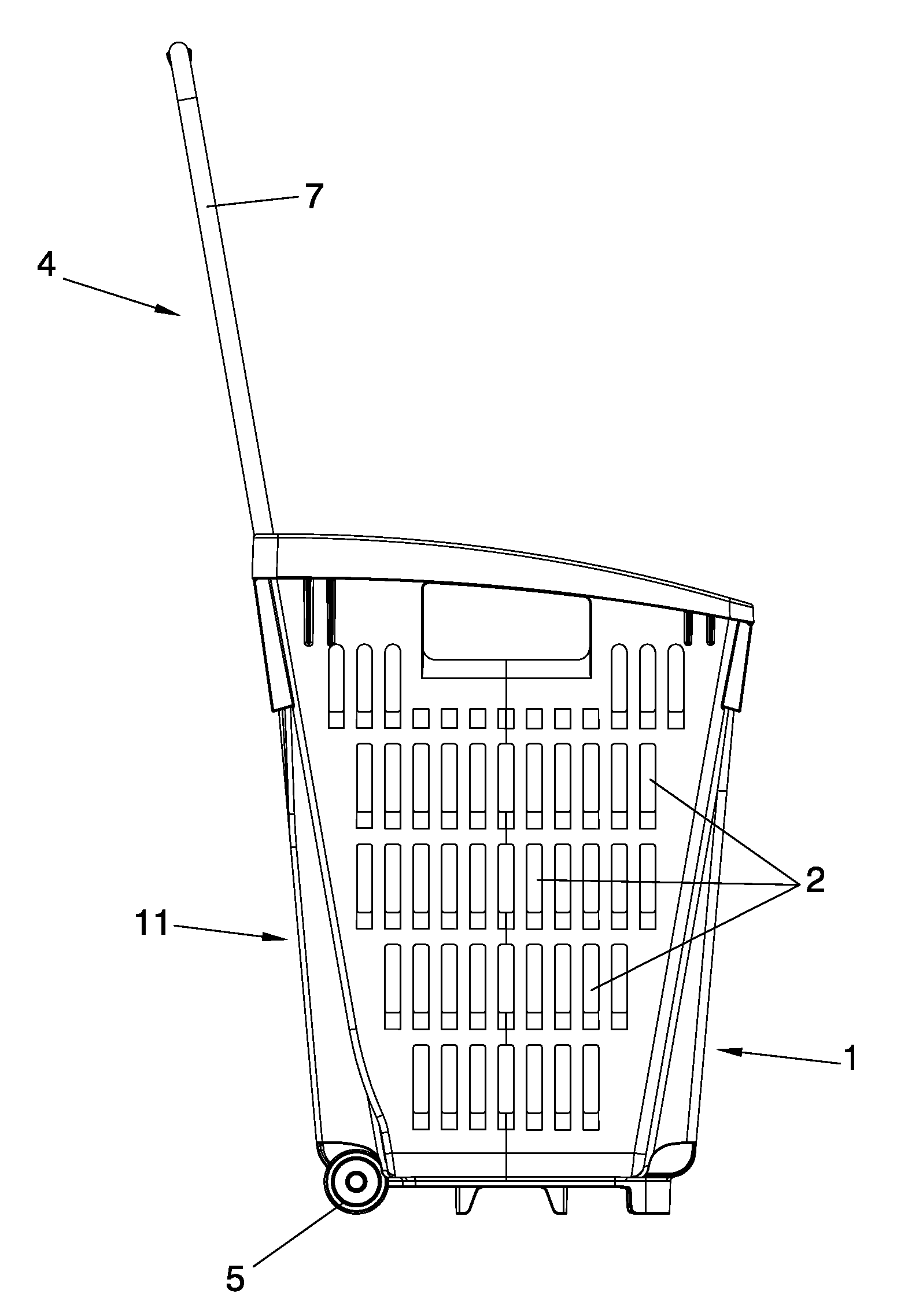 Stackable shopping basket