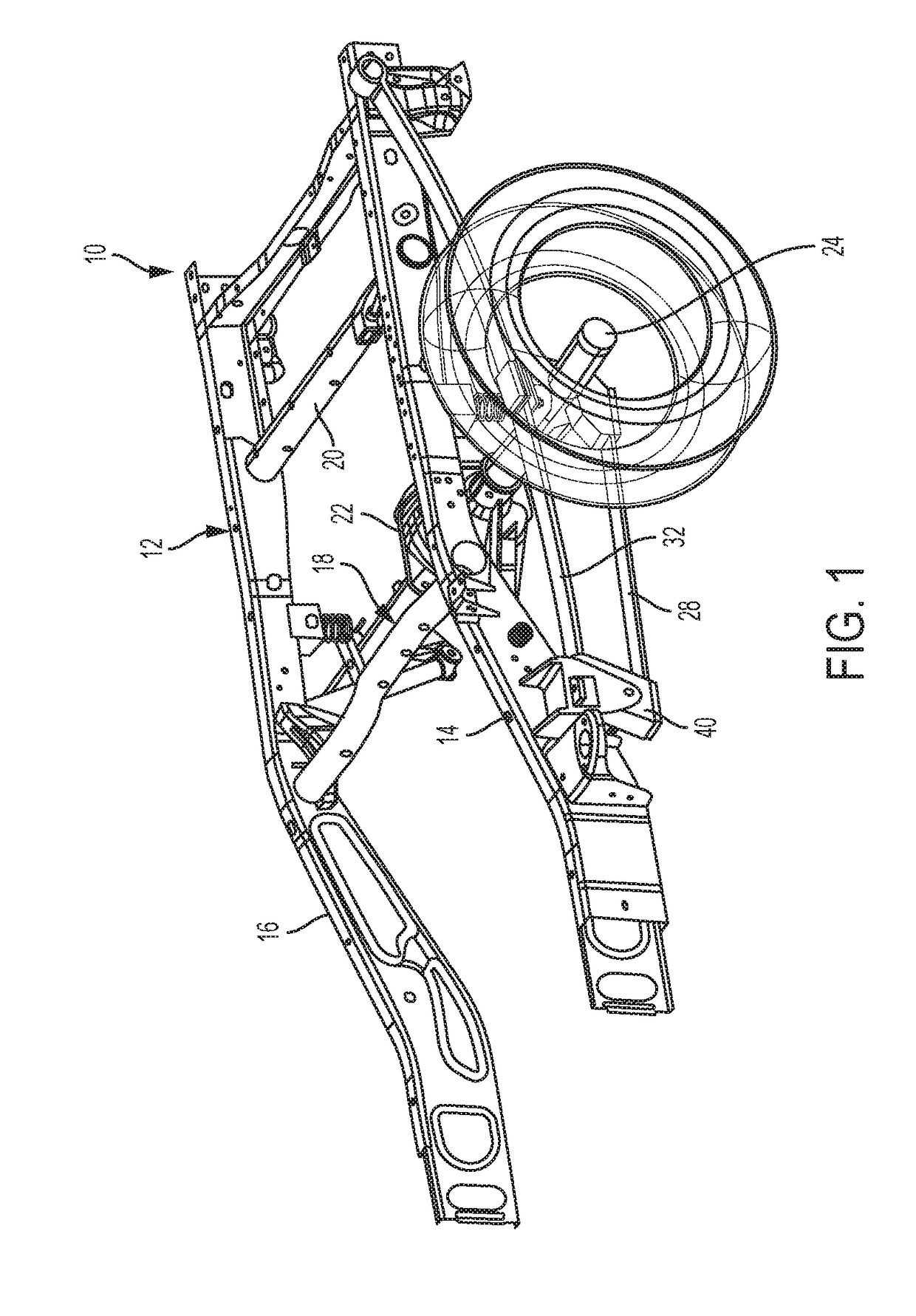 Leaf spring suspension system for a vehicle