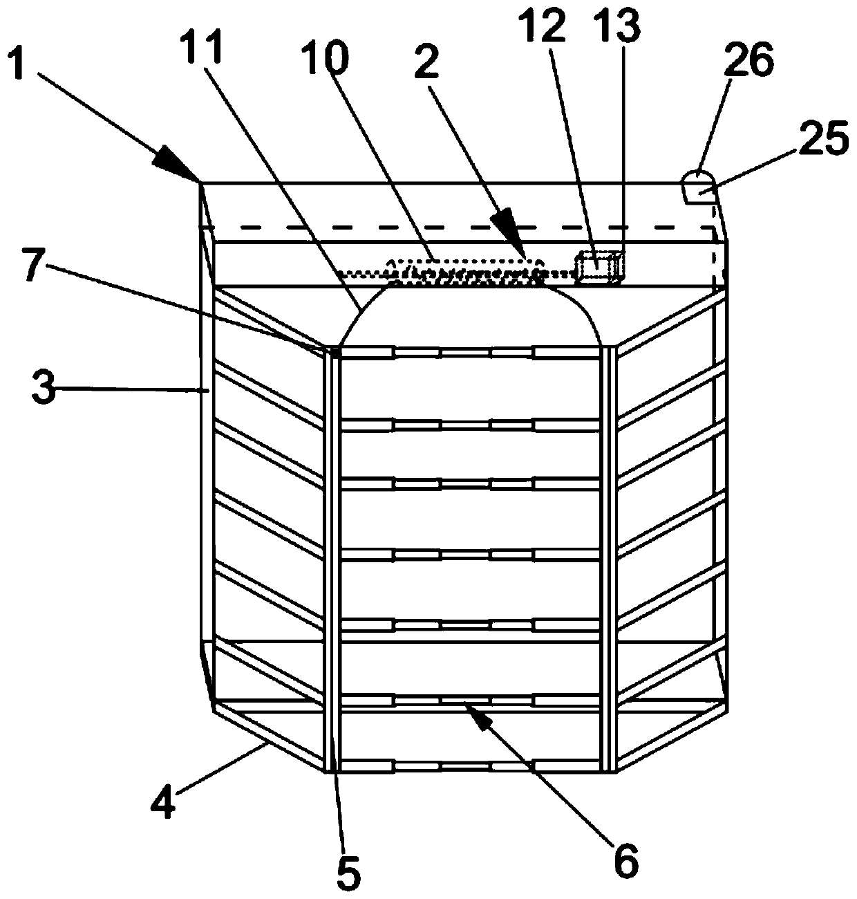 A pushable anti-theft net