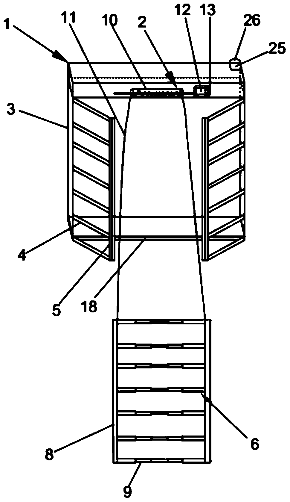 A pushable anti-theft net