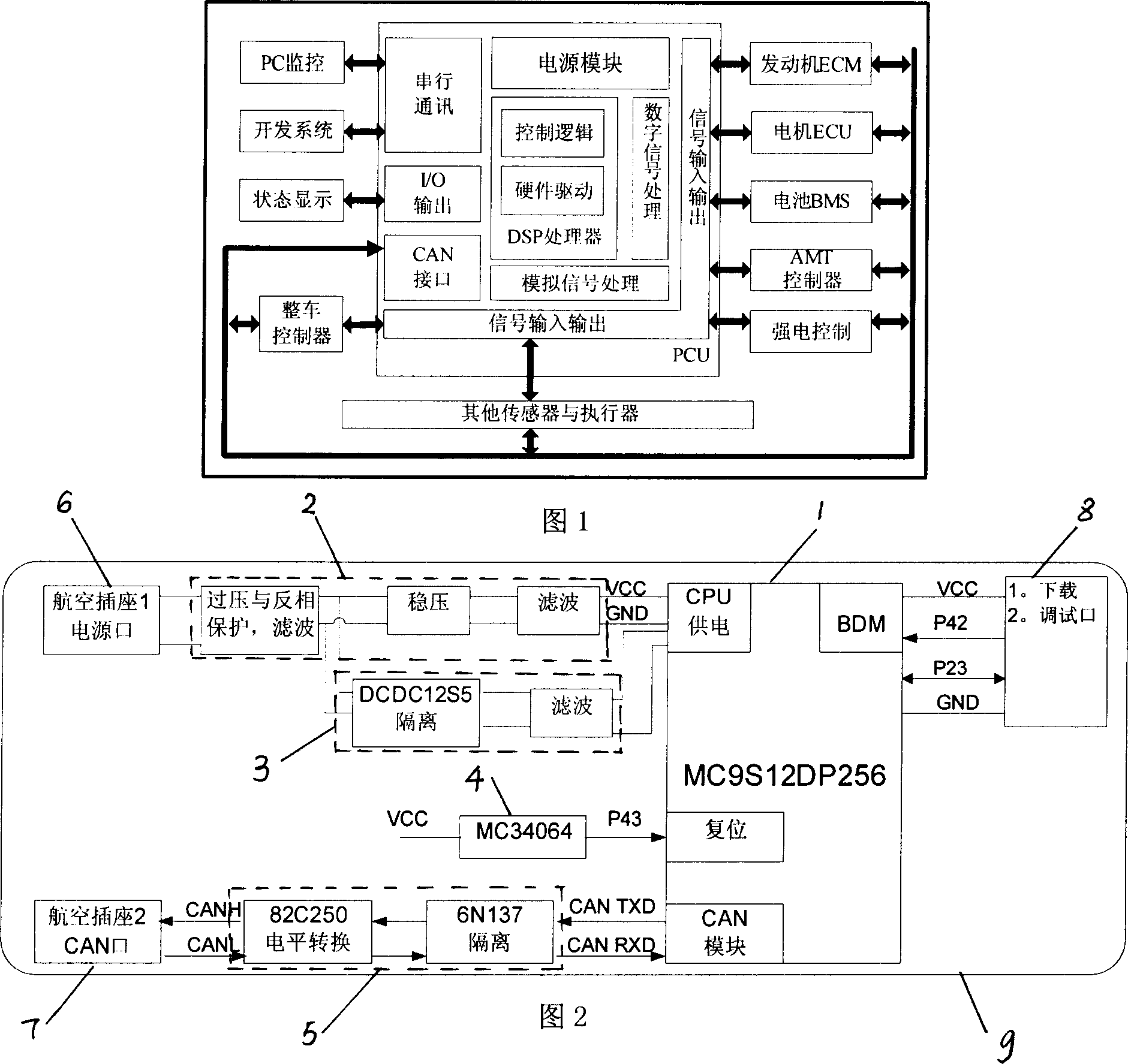 Mixed-power controller assembly for light mixed power