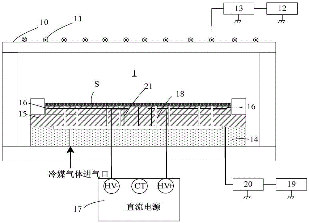 Method for eliminating electrostatic charge, and substrate unloading method