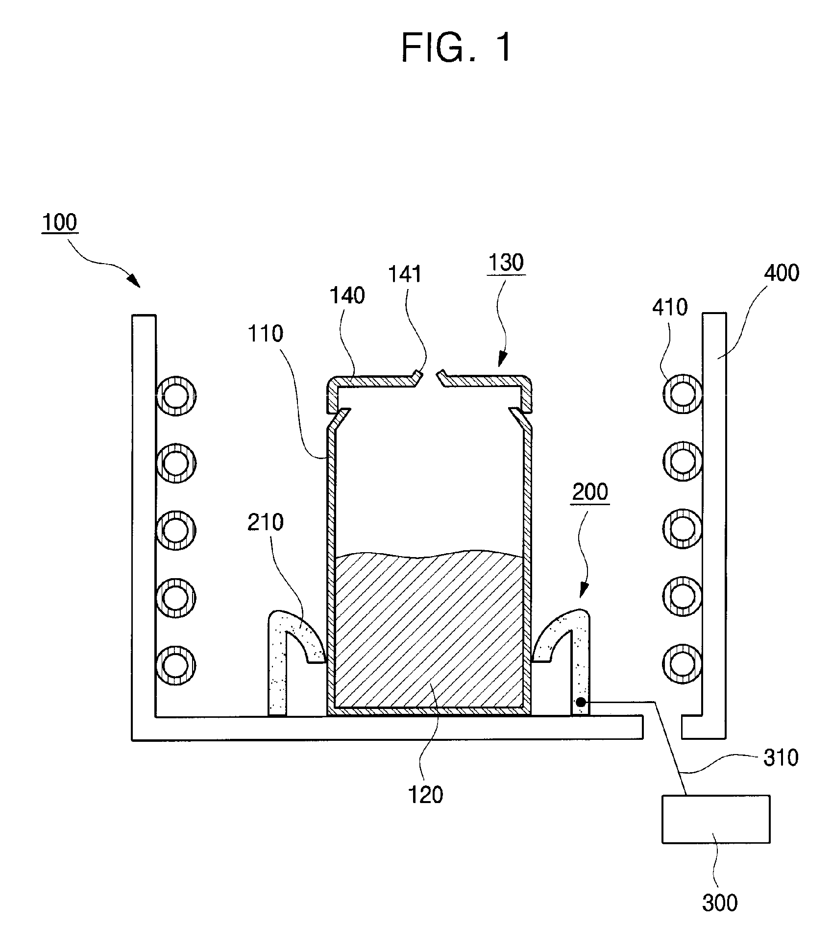 Crucible heating apparatus and deposition apparatus including the same