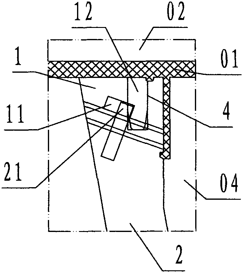 Lifting core-pulling device with angle-lift core block