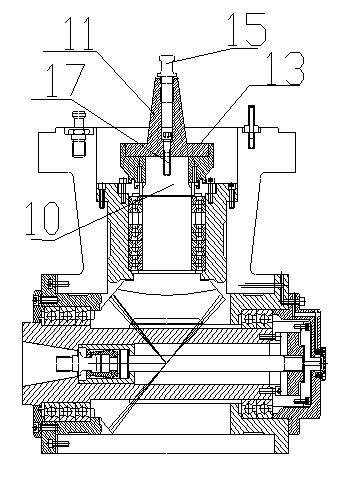Boring and milling head