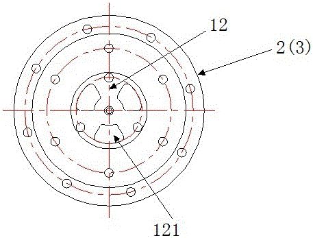 A passive vibration damping device for solar sail panels