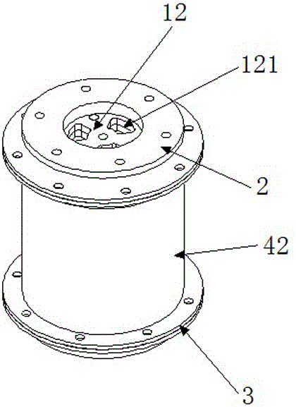 A passive vibration damping device for solar sail panels