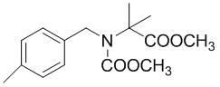 Method for synthesizing 2-(N-4-methyl benzyl) methoxy-acetamido methyl isobutyrate