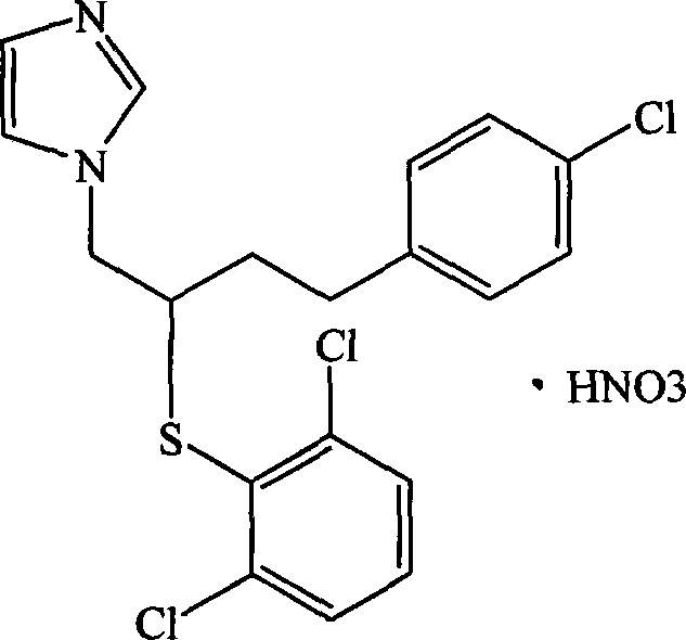 Nitric acid butoconazole cyclodextrin or cyclodextrin derivant clathrate and preparation method as well as application thereof