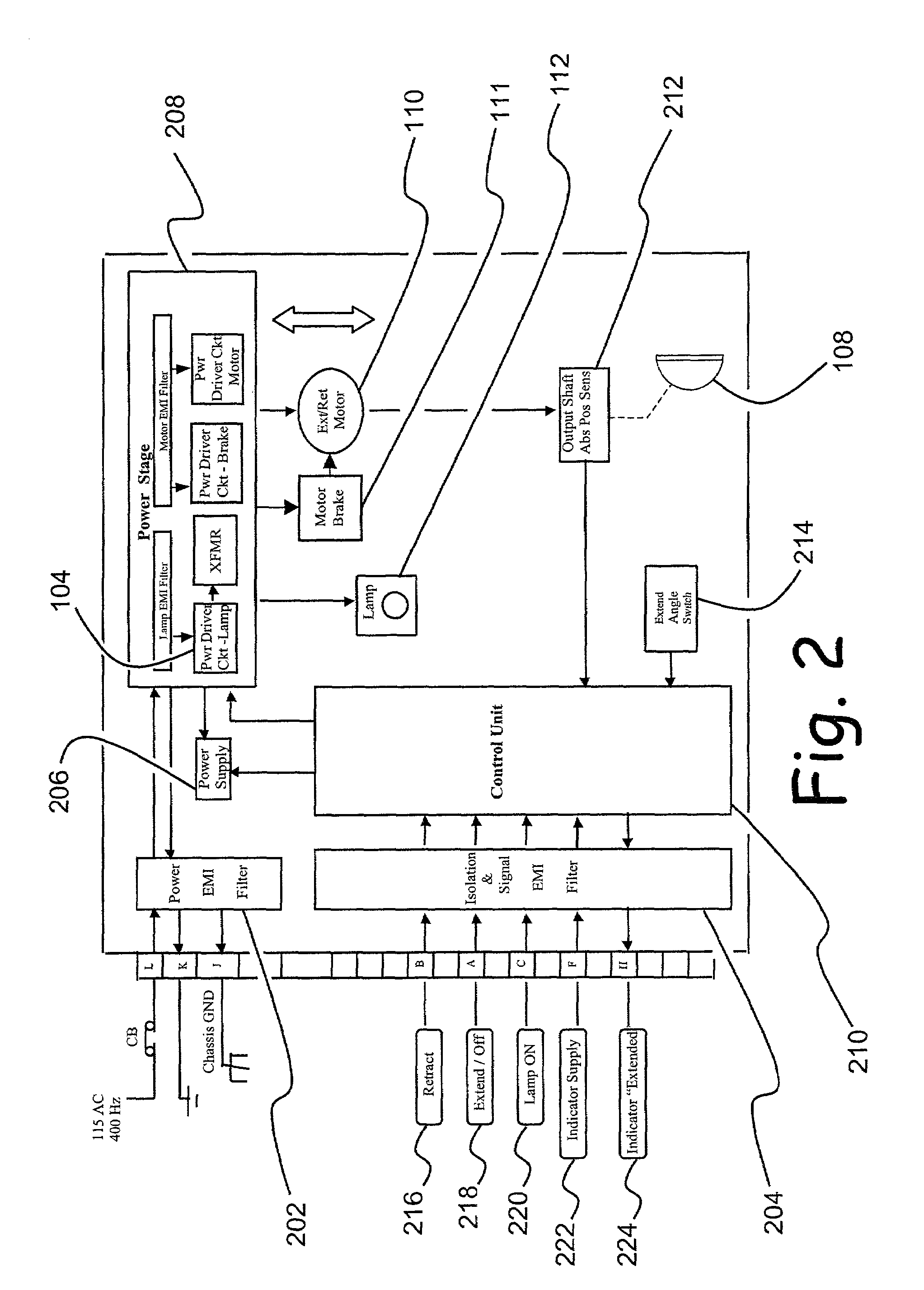 Electronically controlled aircraft retractable landing light with manual retraction capability