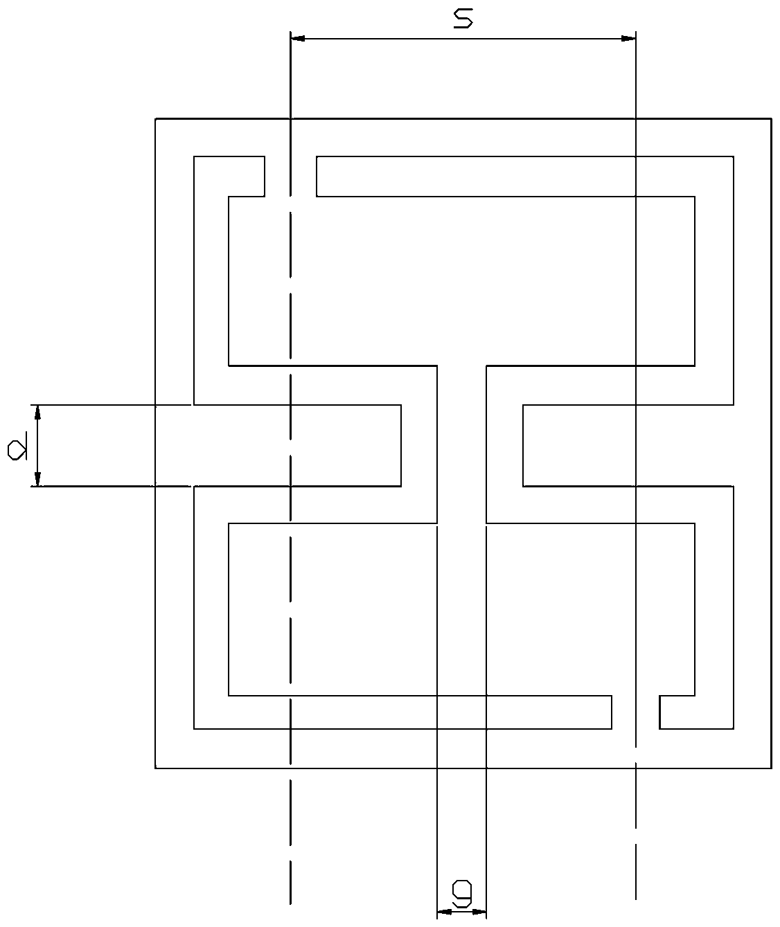 Terahertz non-double anisotropic metamaterial label-free sensor and its preparation and application