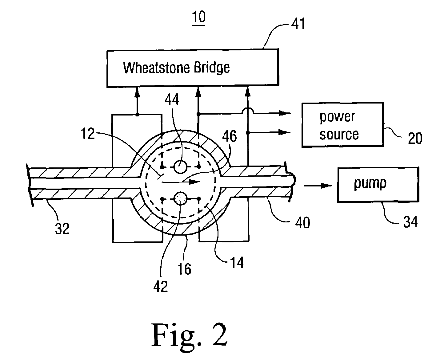 Combustible gas detector having flow-through sensor container and method for measuring such gases