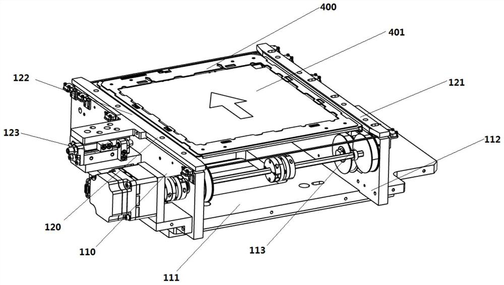 A circuit board buffer device driven by a magnetic wheel