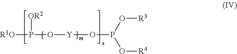 Alkylphenol free - liquid polymeric polyphosphite polymer stabilizers