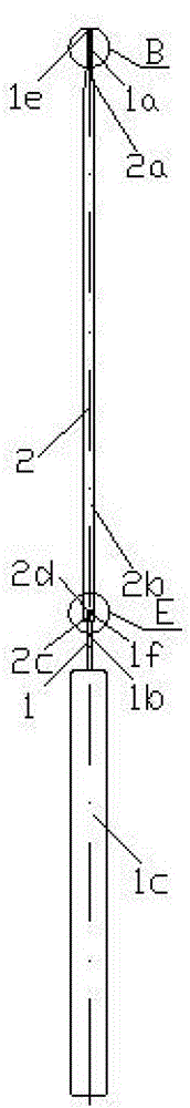 Tendon injury-treating needle