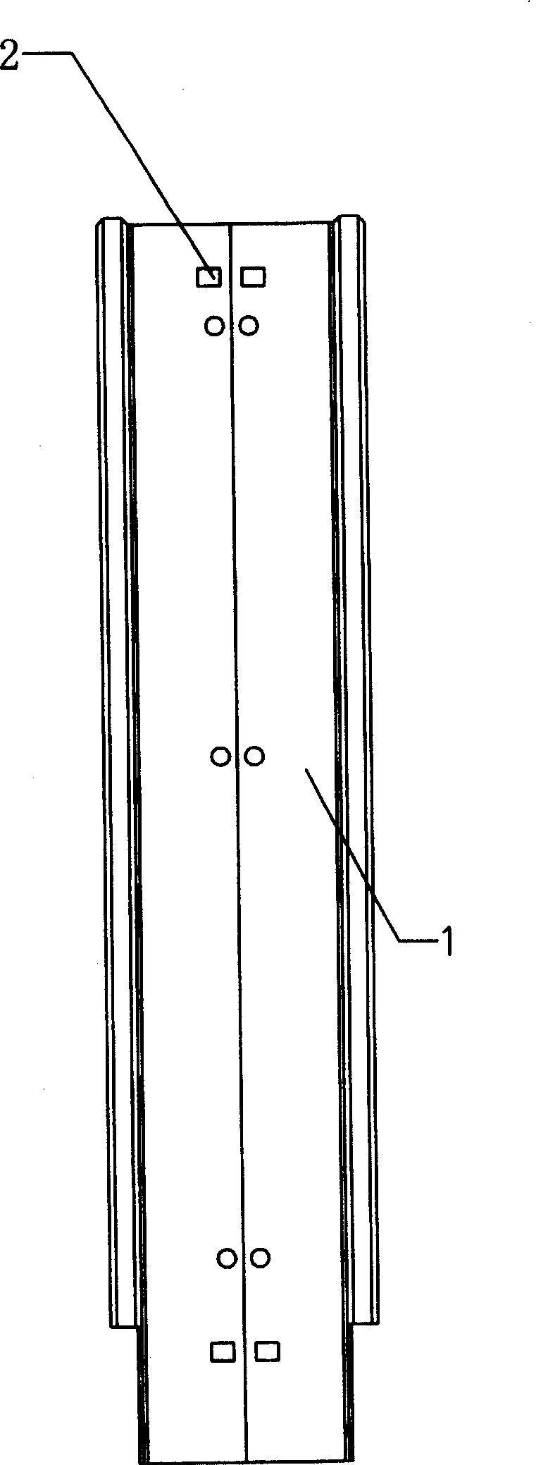 Drawer slide rail and its manufacturing method