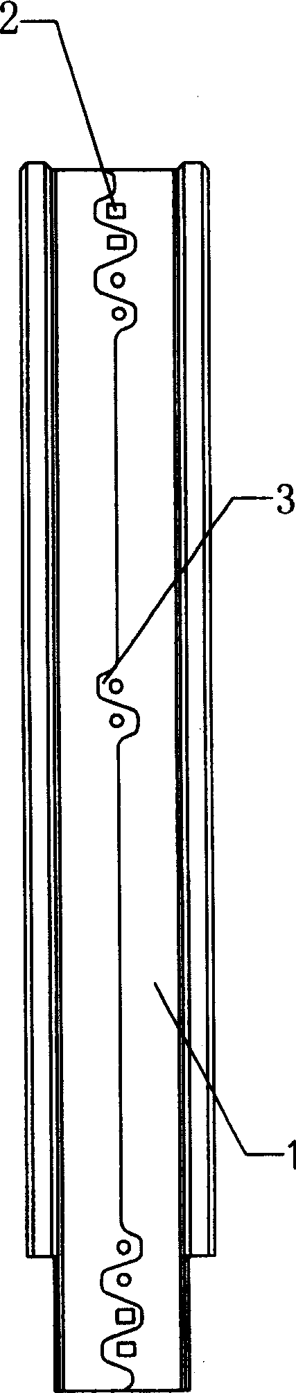 Drawer slide rail and its manufacturing method