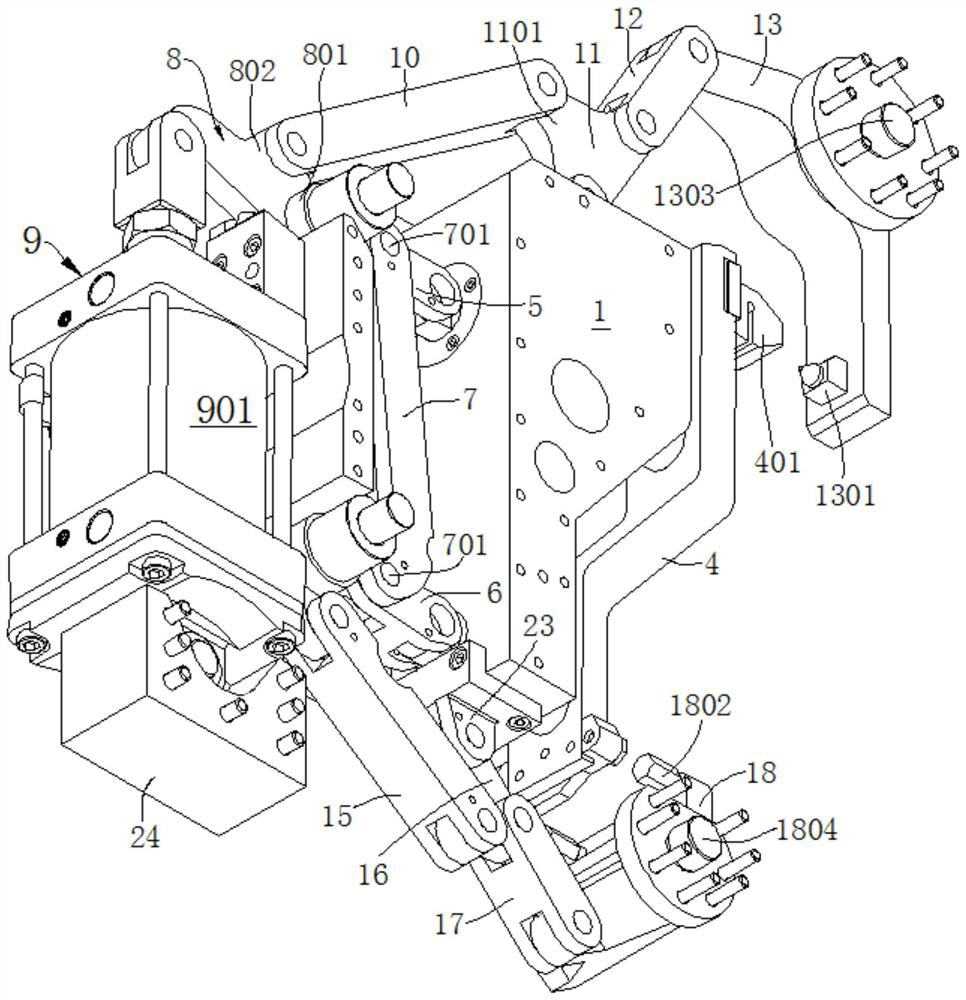 Positioning and pressing device