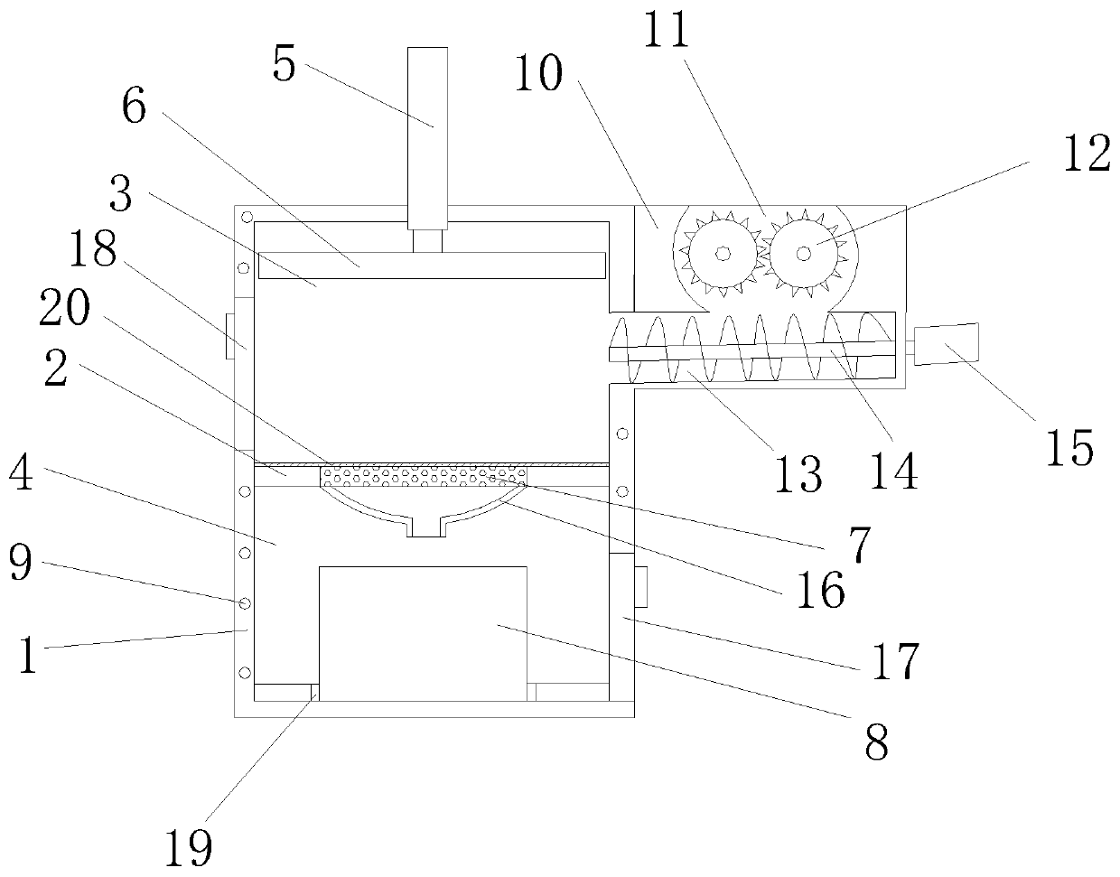 Natural pigment low-temperature anti-oxidation extraction device for spinning