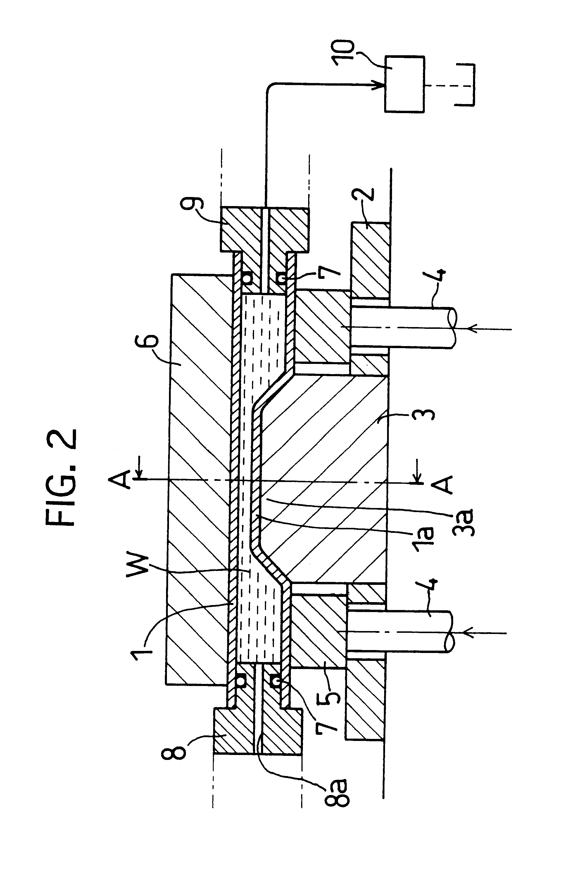 Irregular-section tubular body and axle beam for torsion beam and method of manufacturing the same