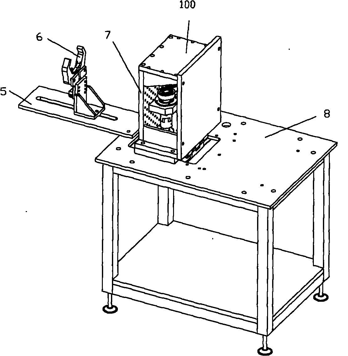Testing device for load of jig saw