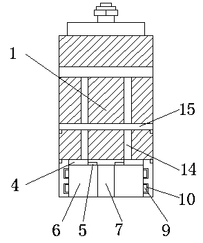 Medium and heavy plate working bearing seat convenient to mount