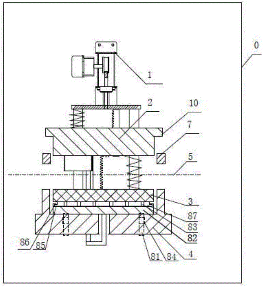 Automatic alloy strip surface cleaning mechanism