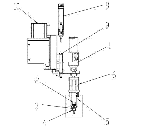 Automatic grease injection mechanism for outer frame of slide track