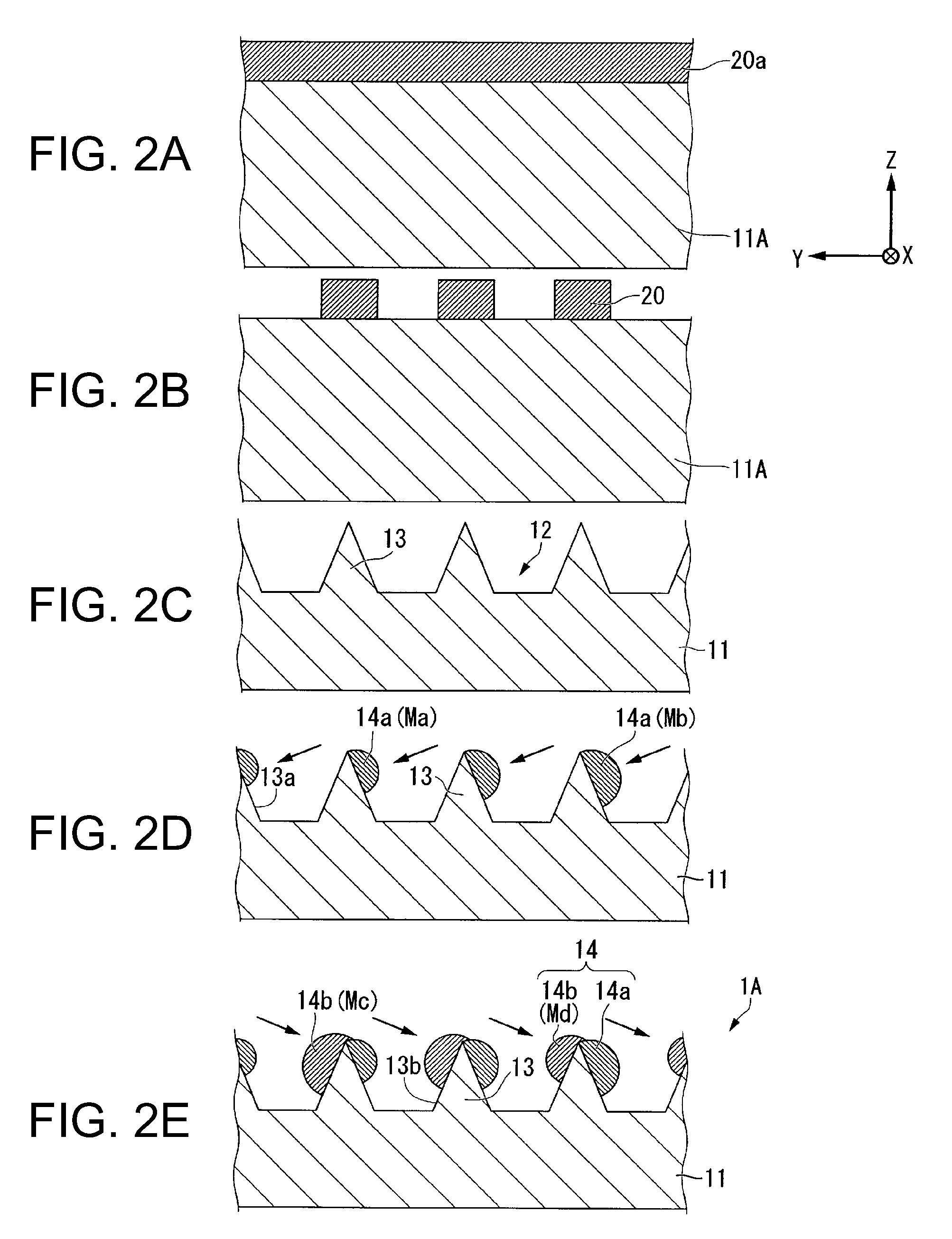 Polarizing element and method for manufacturing the same, projection type display, liquid crystal device, and electronic apparatus