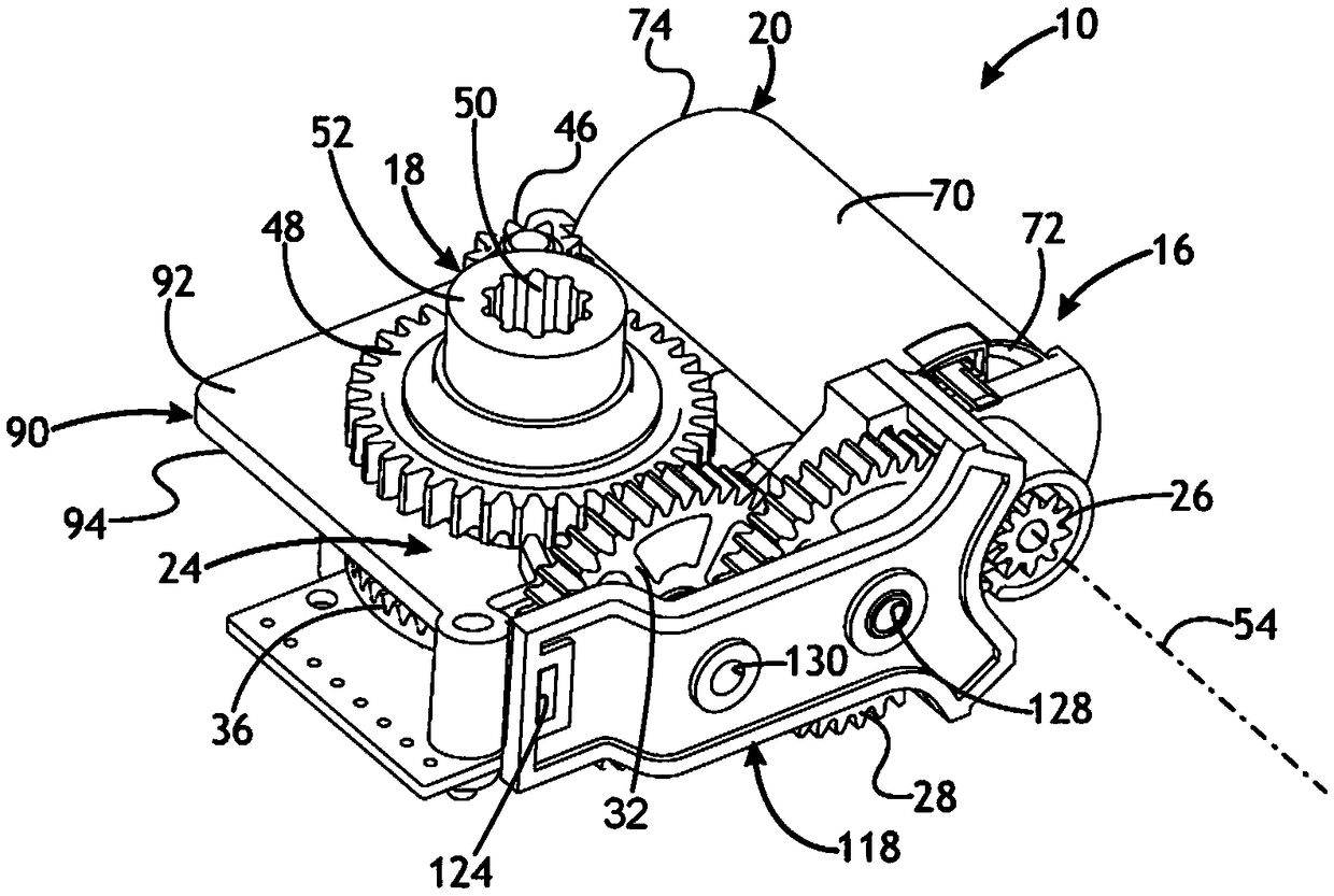 Actuator assembly for a transmission shifter