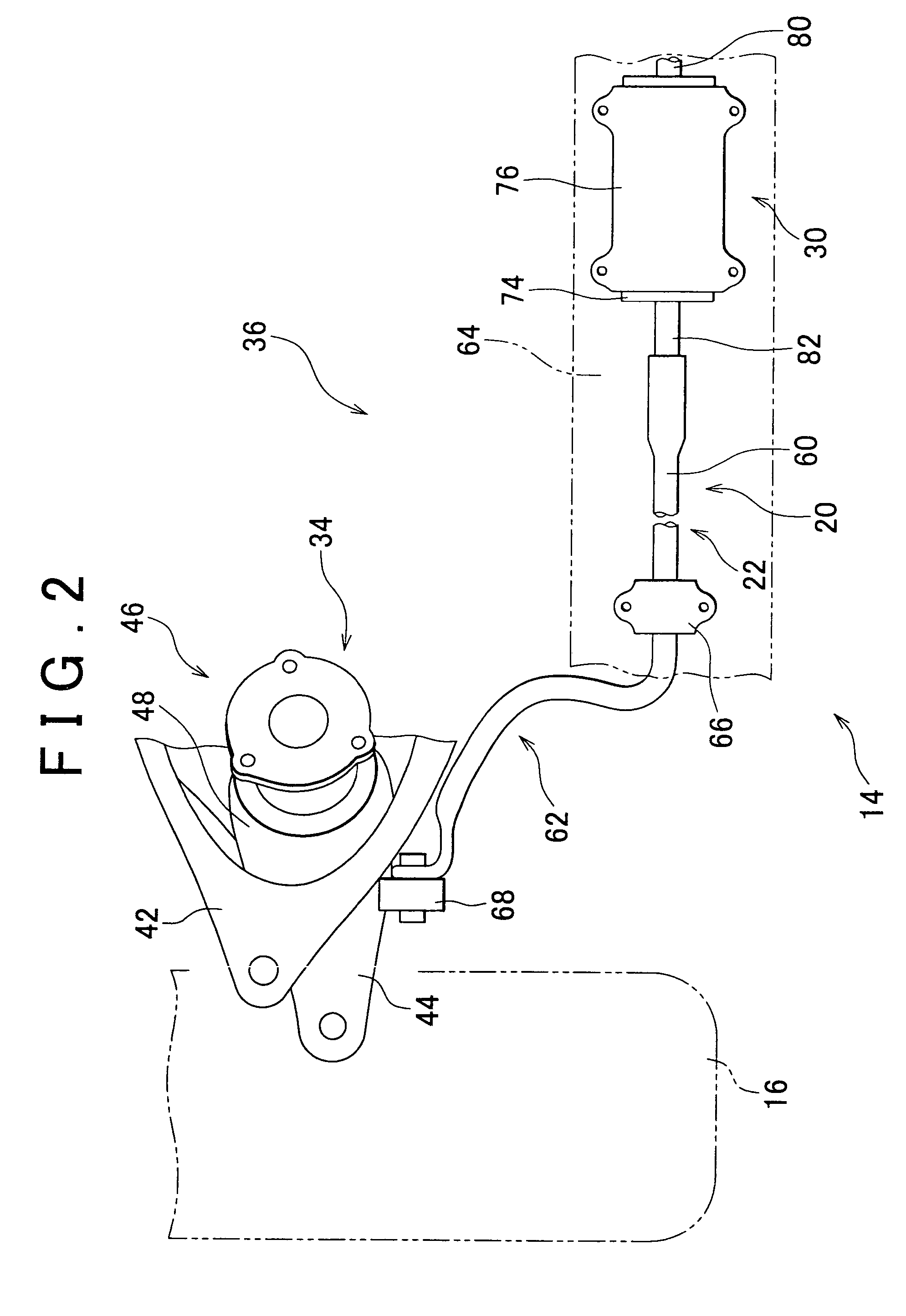 Vehicle suspension system with roll stiffness distribution control