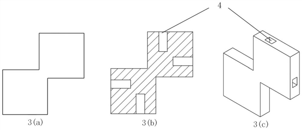 Two-dimensional mechanical metamaterial with designable deformation and non-contact control