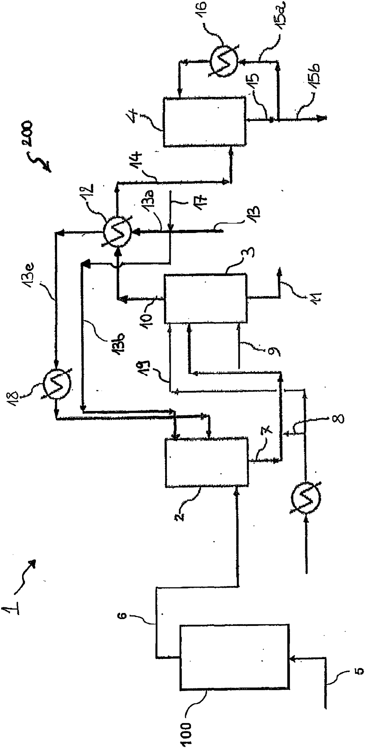 Method for revamping a high pressure melamine plant