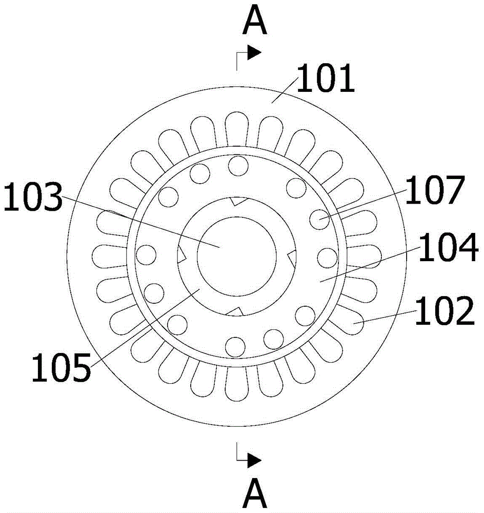 A kind of asynchronous starting permanent magnet synchronous motor and asynchronous motor transformation method