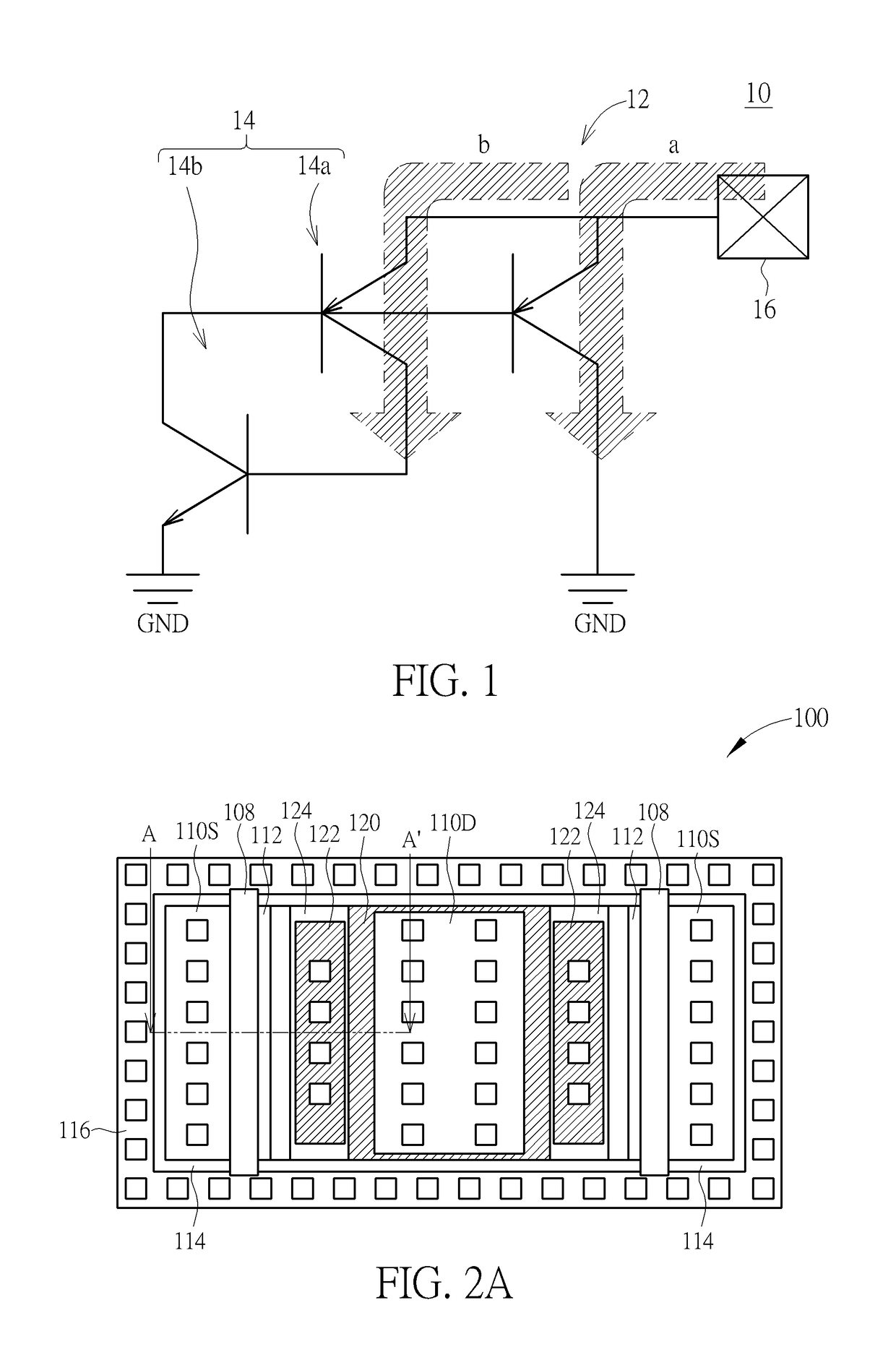 Semiconductor electrostatic discharge protection circuit, ESD protection semiconductor device, and layout structure of ESD protection semiconductor device