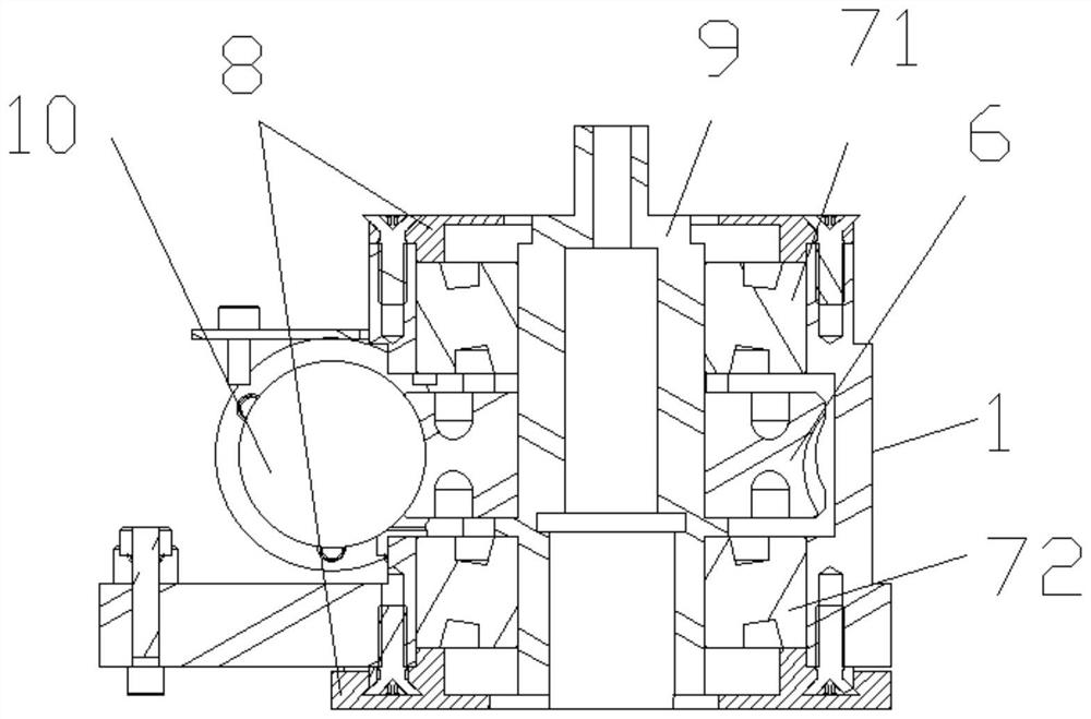 Tool for adjusting position of worm gear of worm gear mechanism