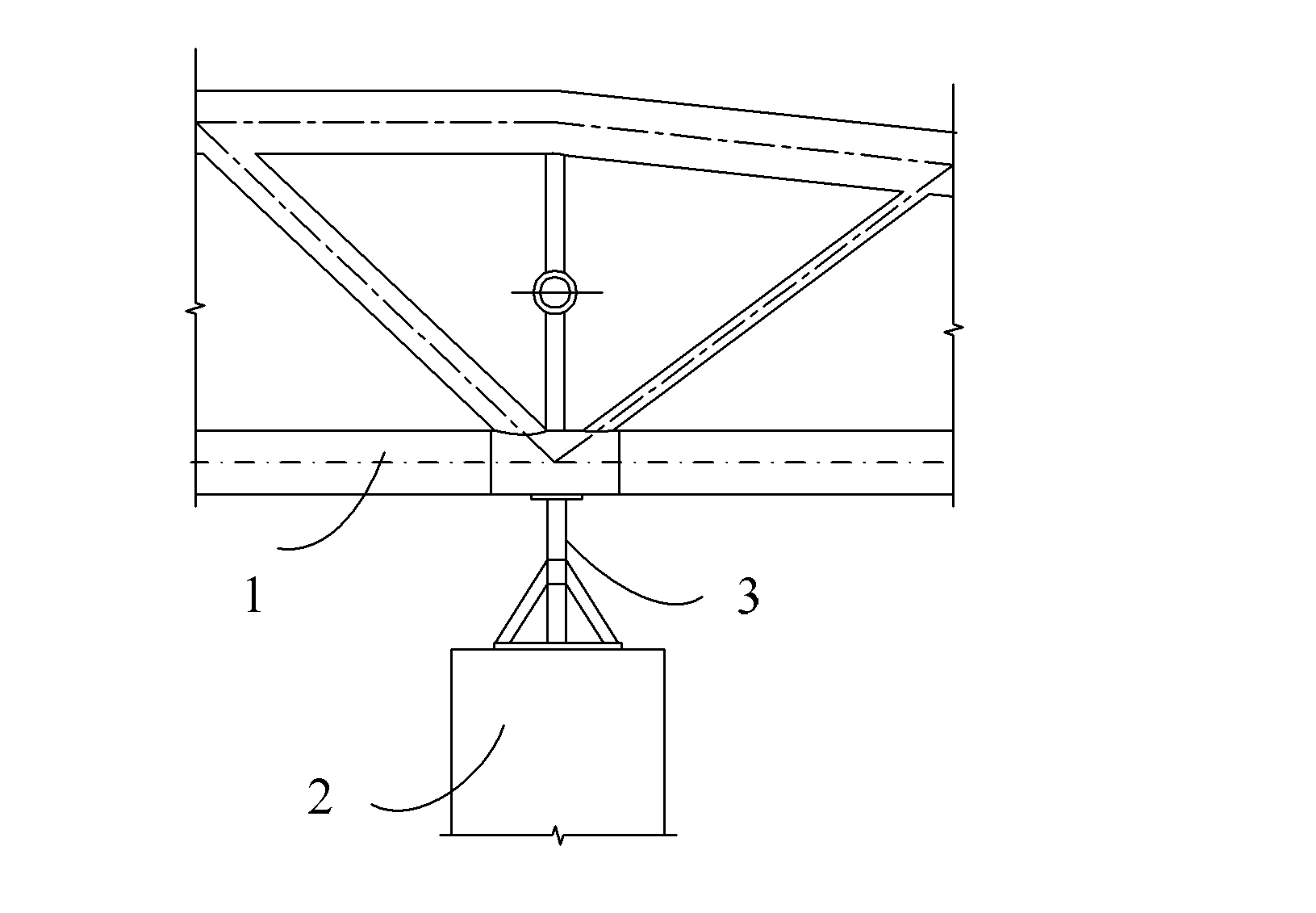 Unloading control method for steel structure temporary bracing