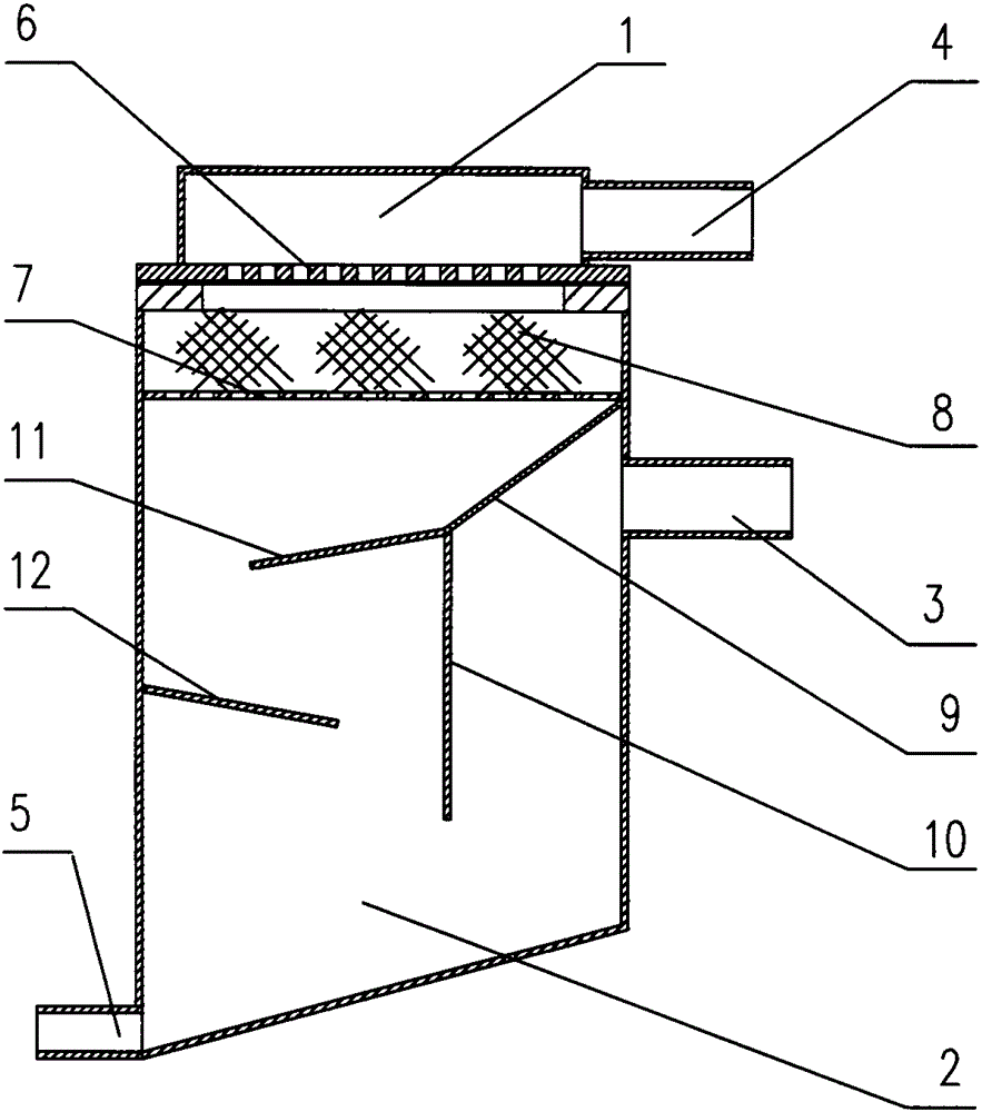 An armored vehicle closed oil tank ventilation device