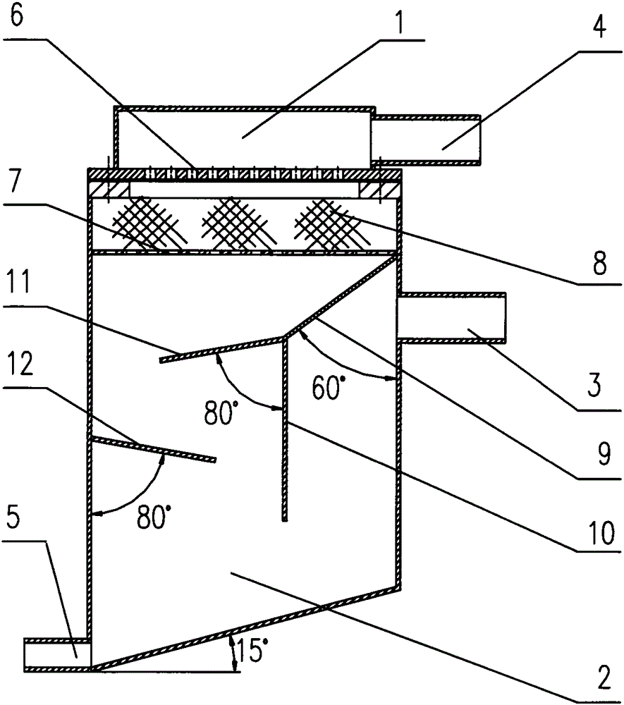 An armored vehicle closed oil tank ventilation device