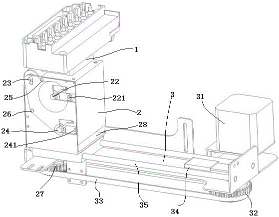 Nozzle wiping mechanism and ink-jet printer