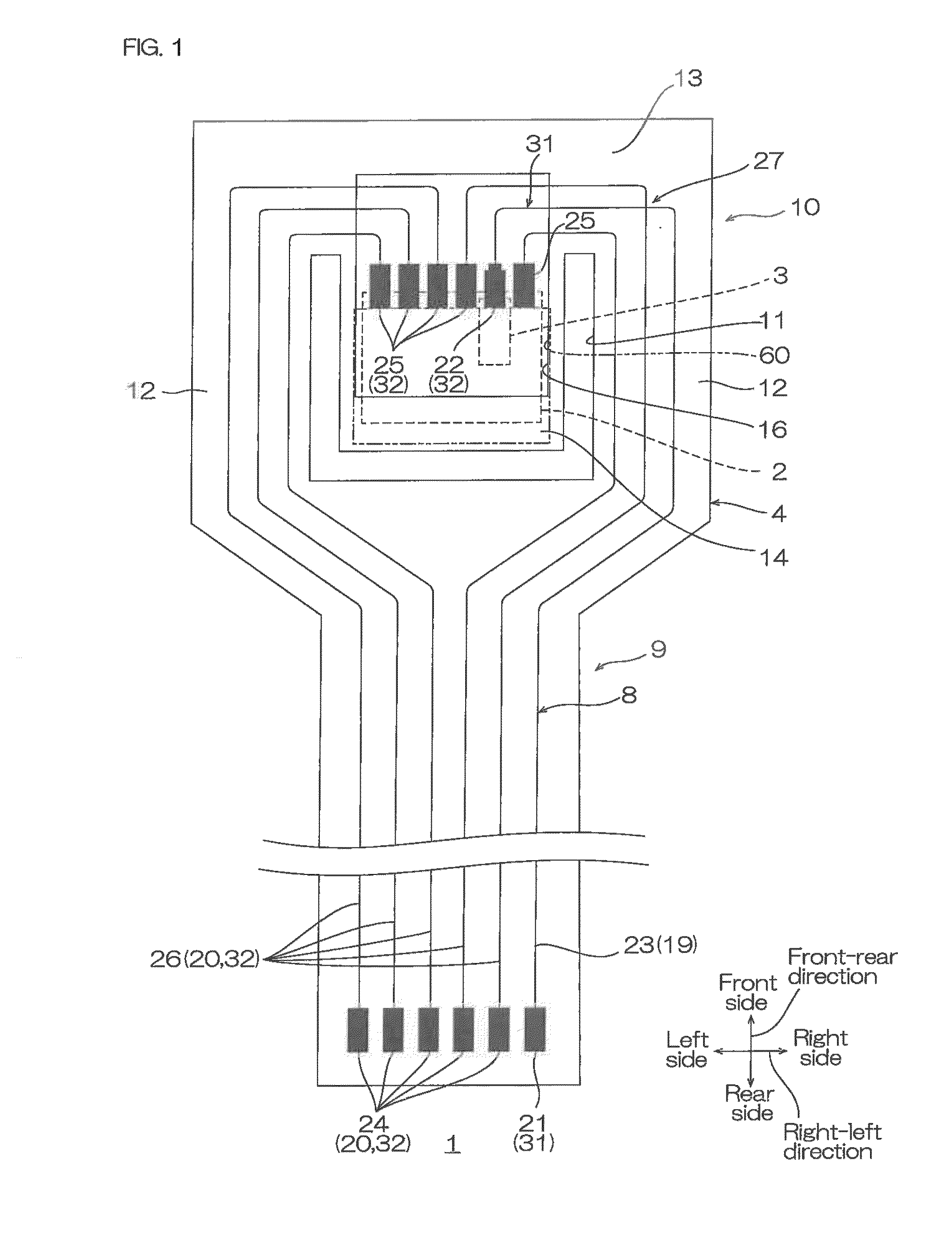 Suspension  board with circuit