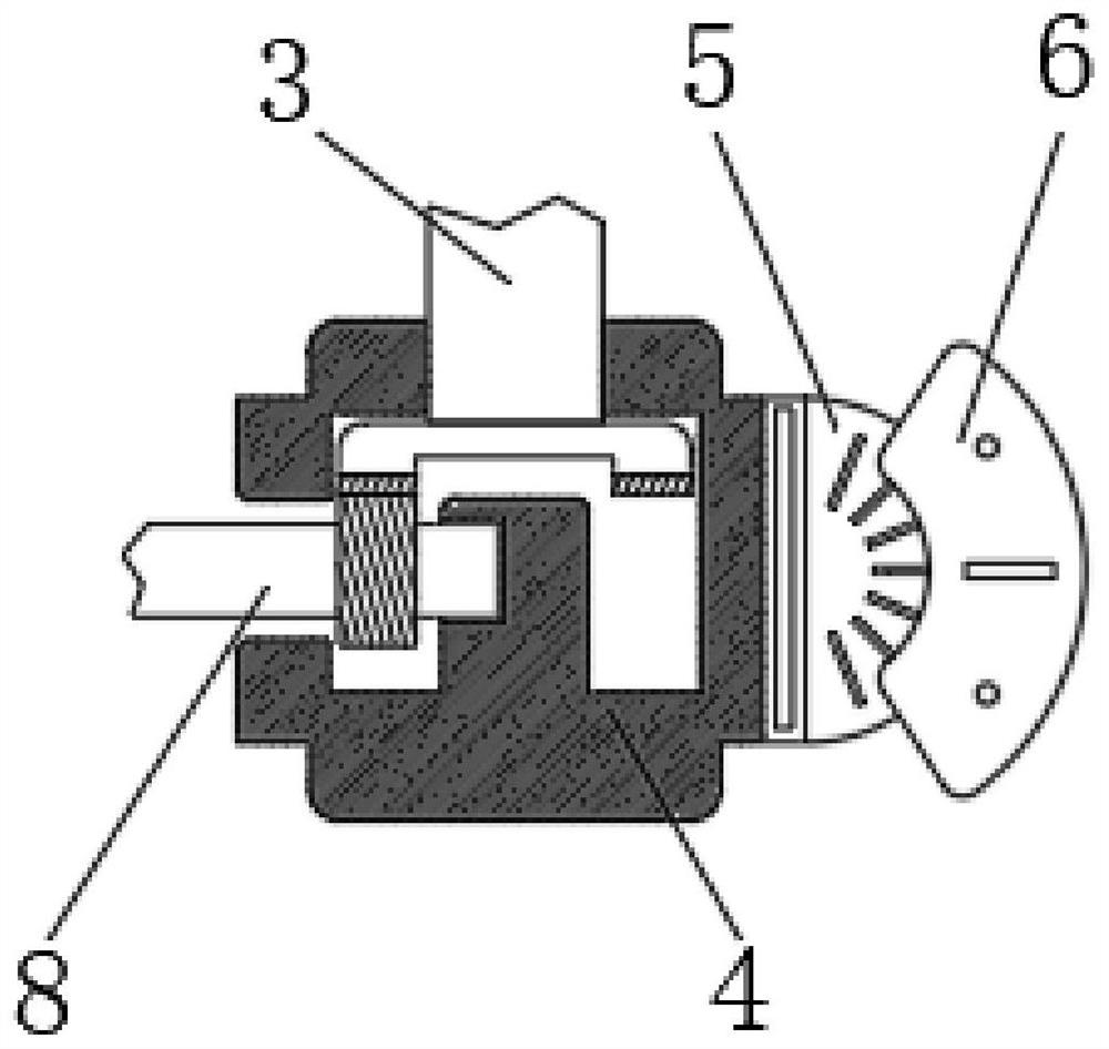 Rust removal device for internal cavity of hardware