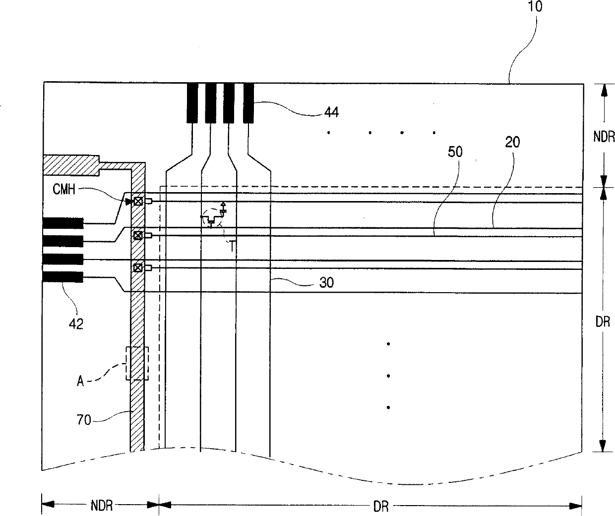 Method of lifting off and fabricating array substrate for liquid crystal display device using the same