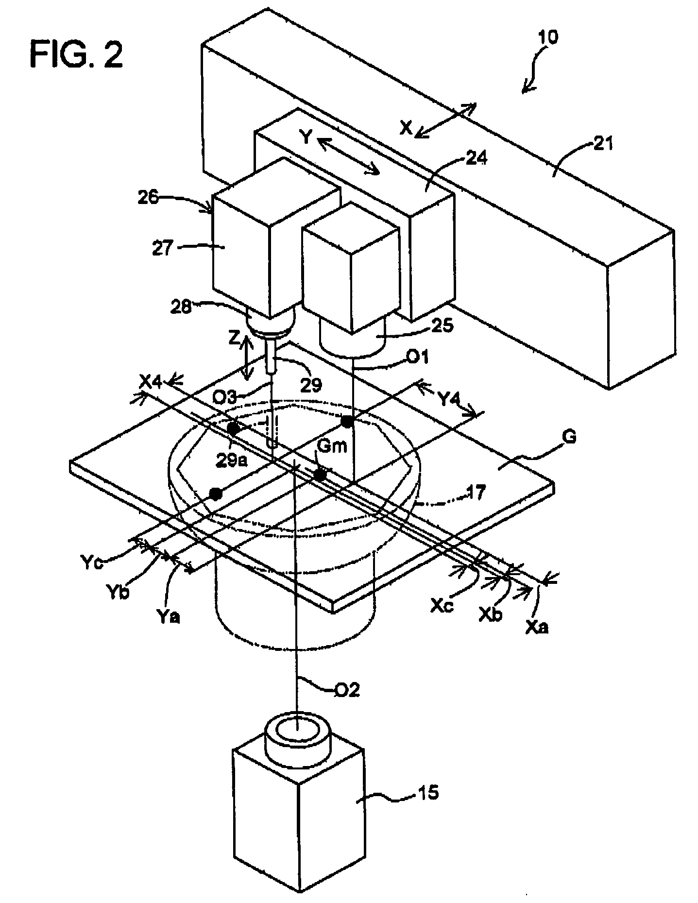 Calibration method and device in electronic component mounting apparatus
