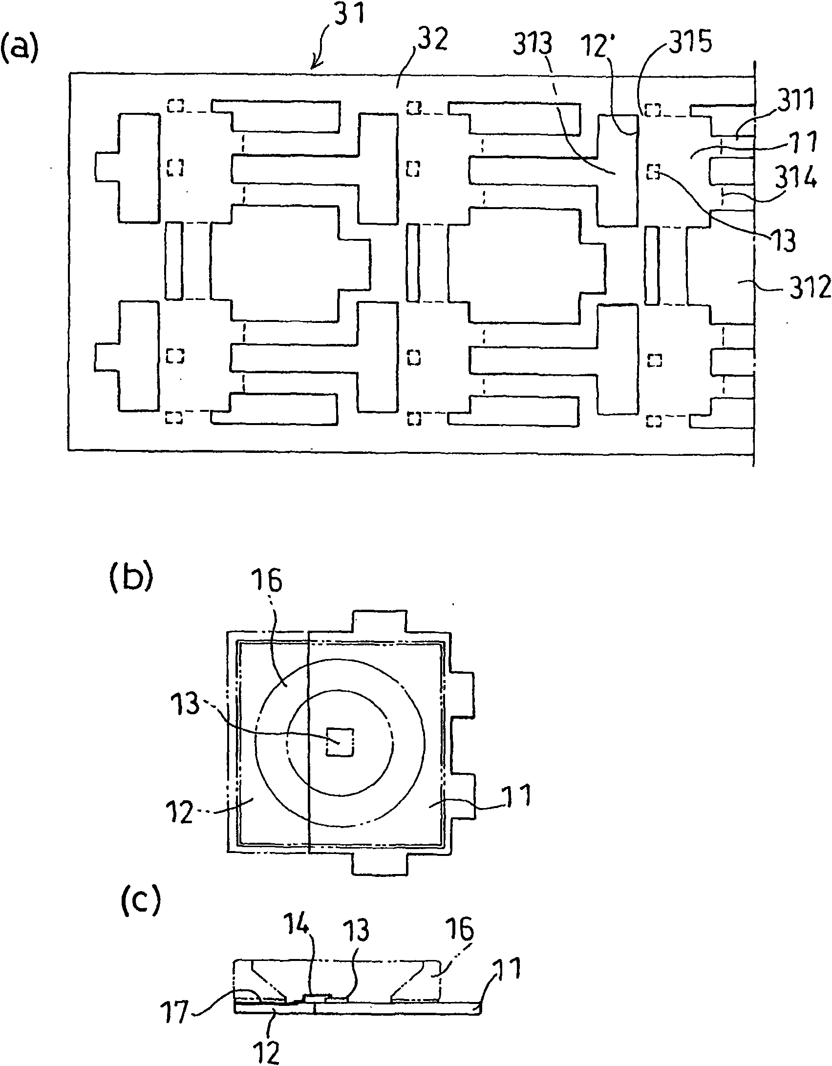 Light emitting device and package assembly for light emitting device